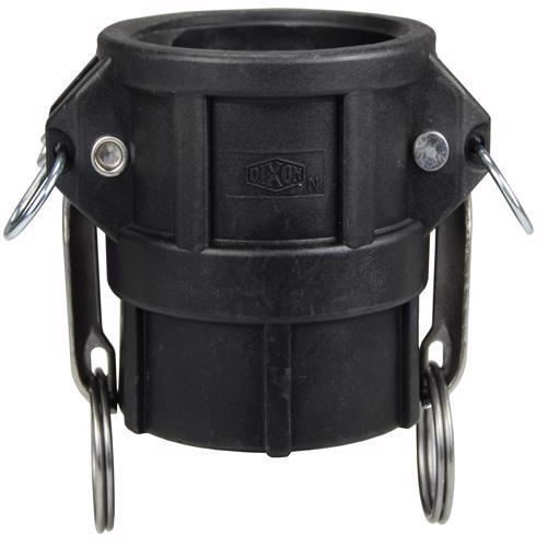 PPD150 Polypropylene Cam & Groove Type D Coupler x Female NPT PPD150 Polypropylene Cam & Groove Type D Coupler x Female NPT